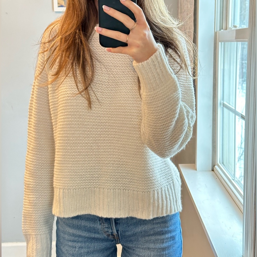 A new day cream knit sweater